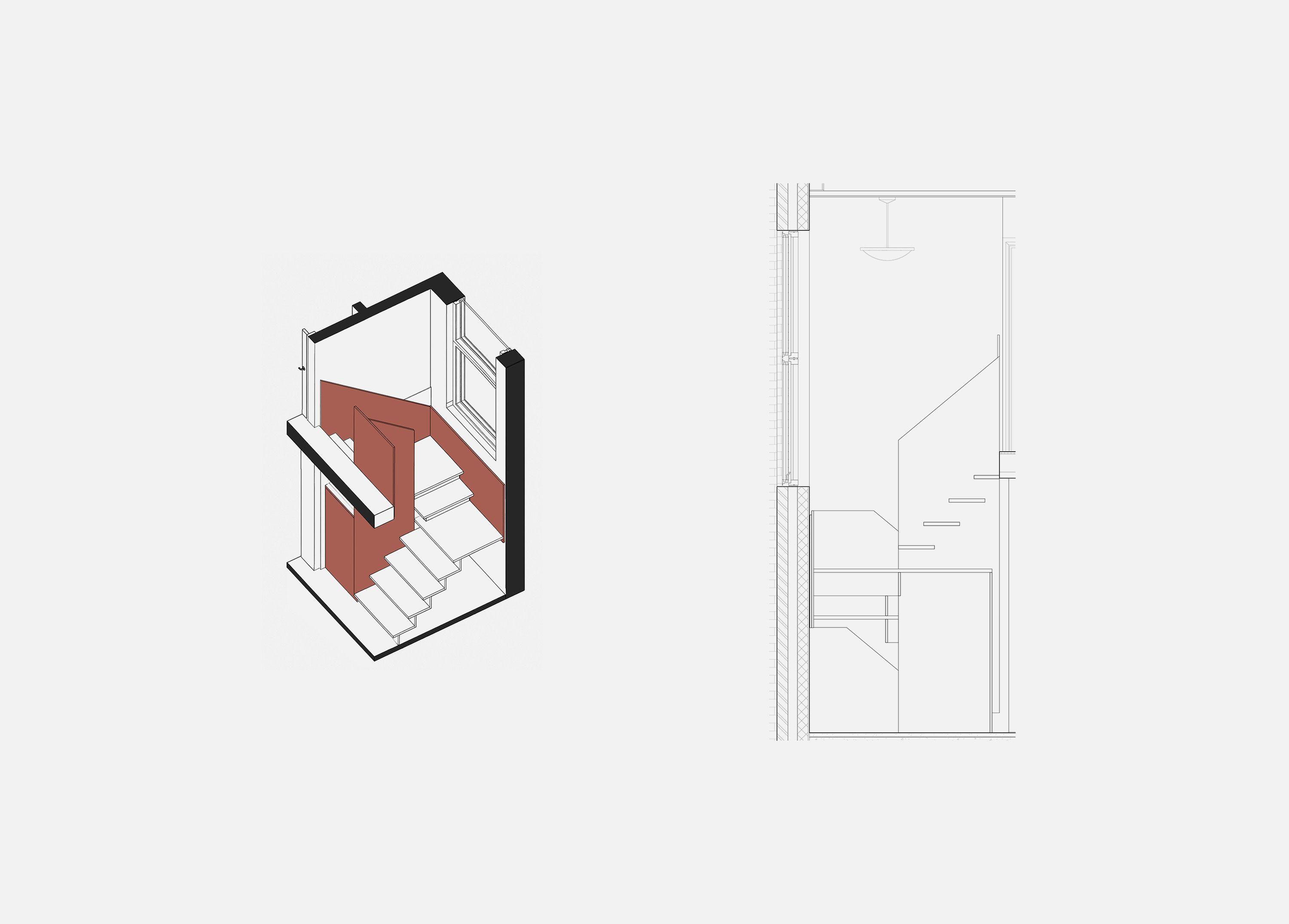 3D model of stairs