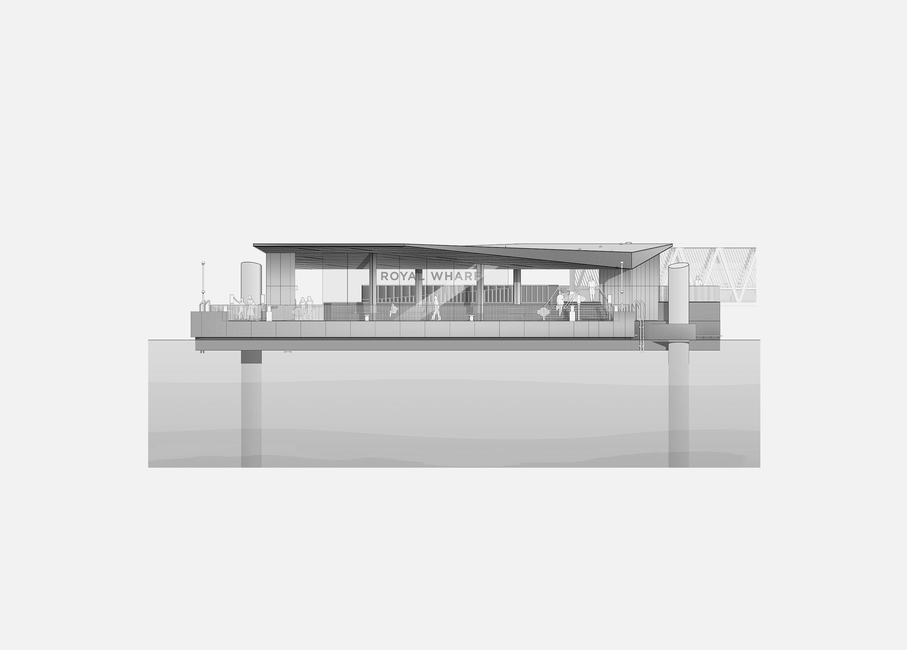 Royal Wharf pontoon