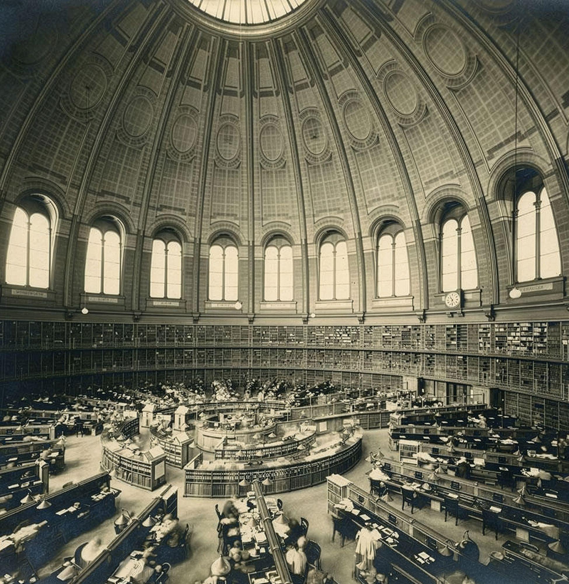 British Museum Round Reading Room 1924