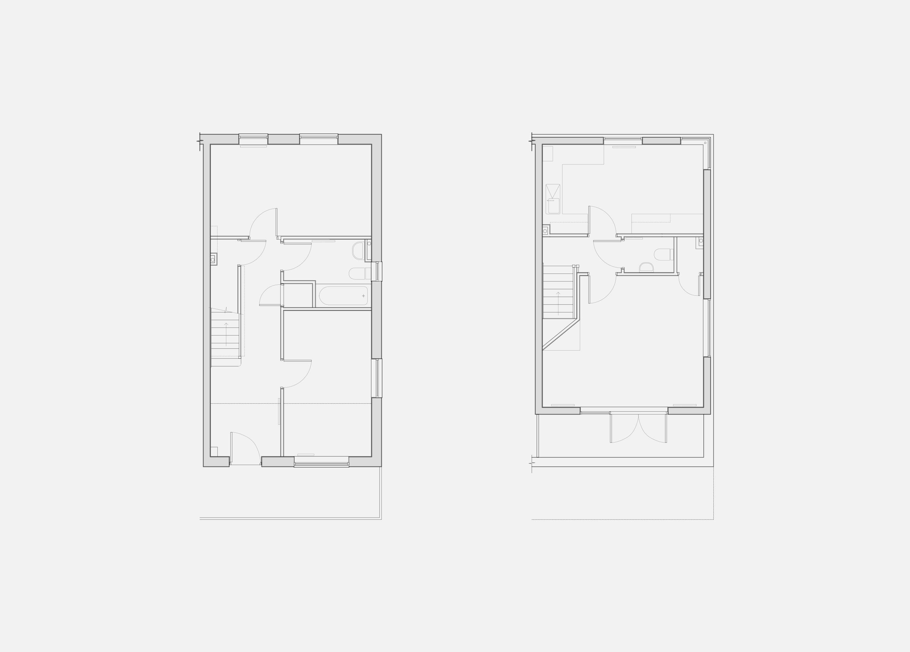 Existing plans before refurbishment