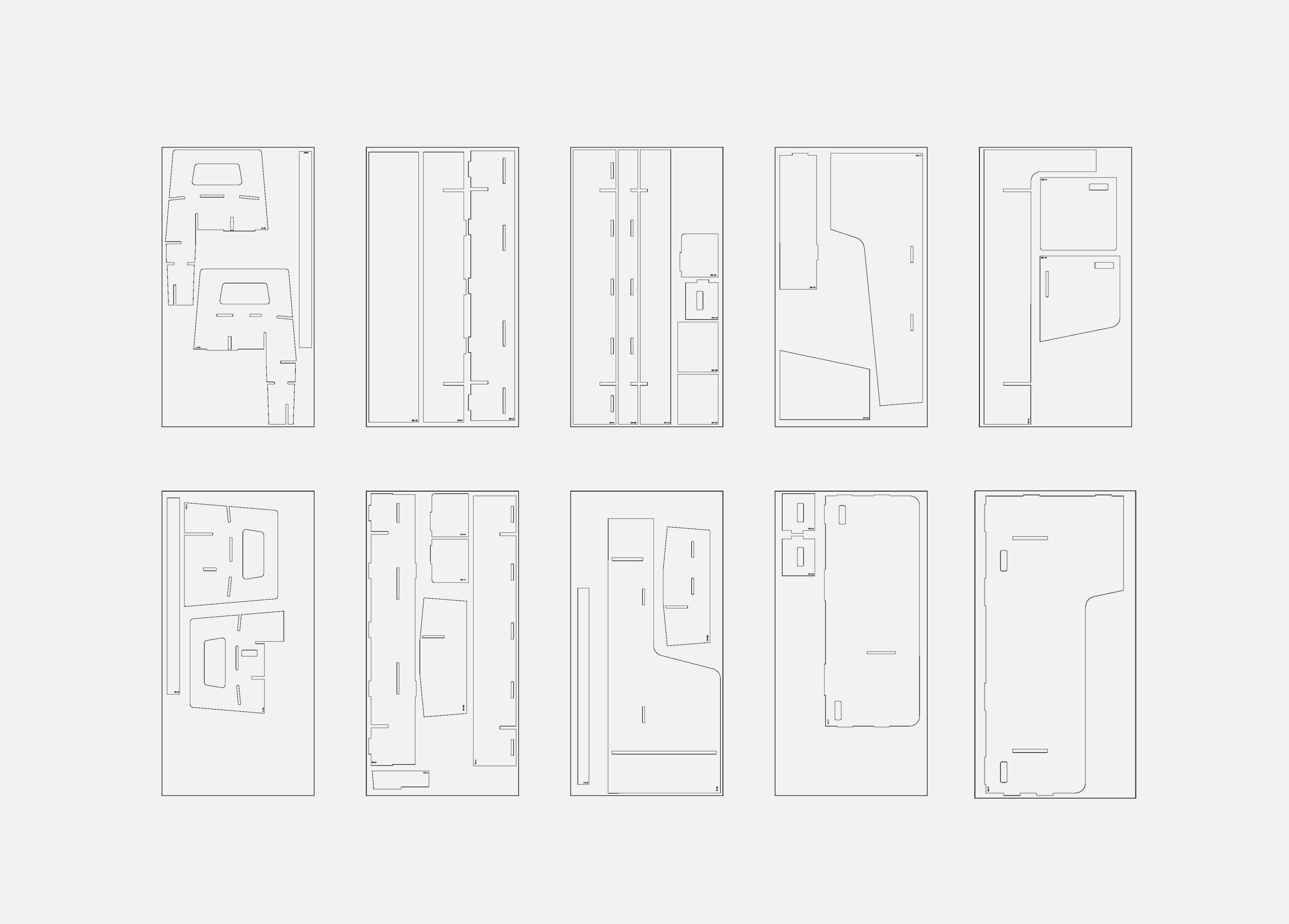 Plywood sheet cutting files