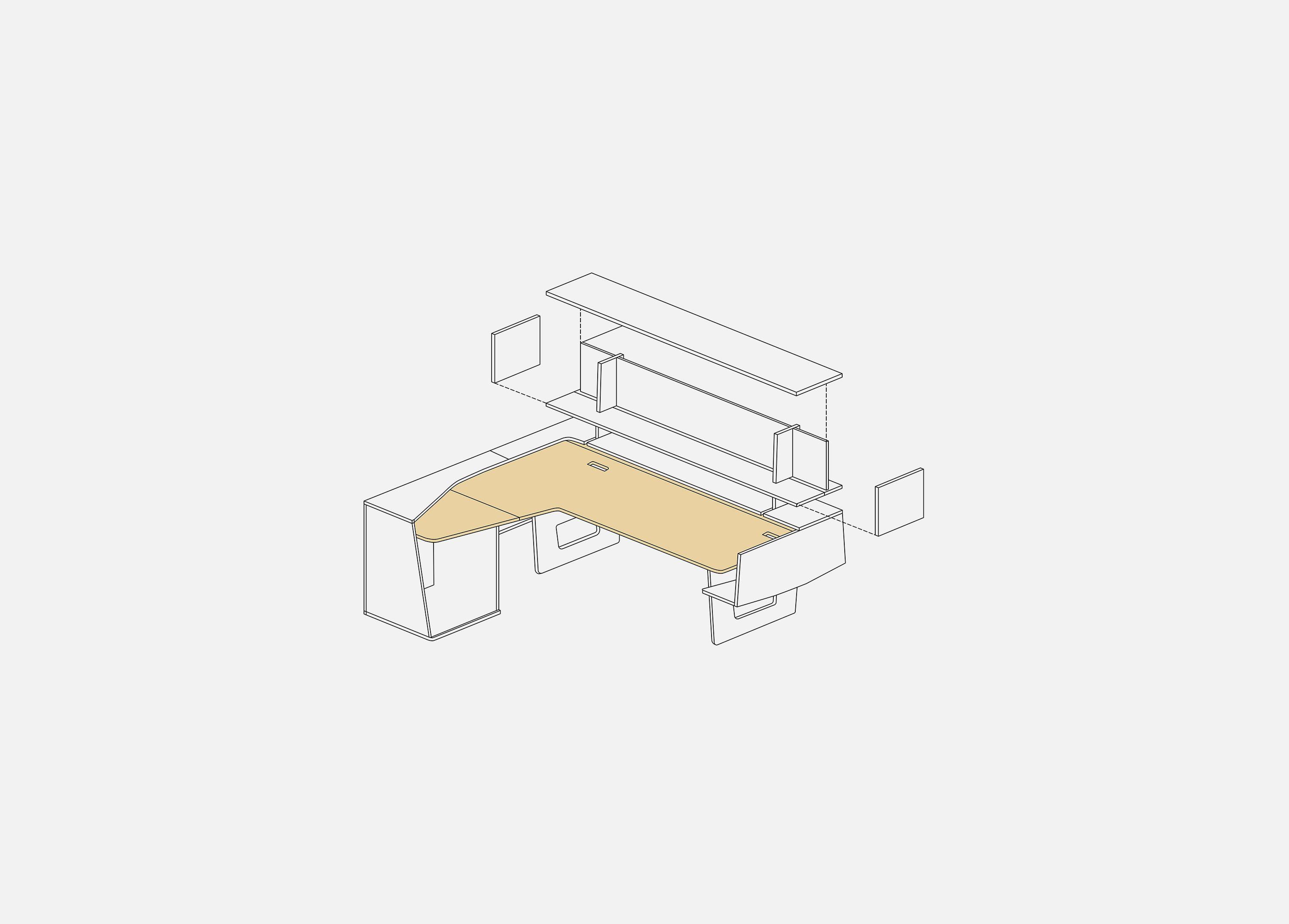 Assembly view od joinery